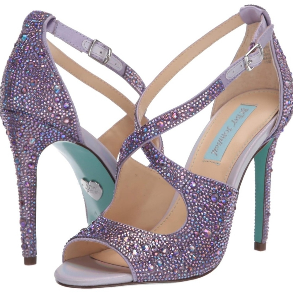 Betsey Johnson Bayli High Heel Purple Size 7.5